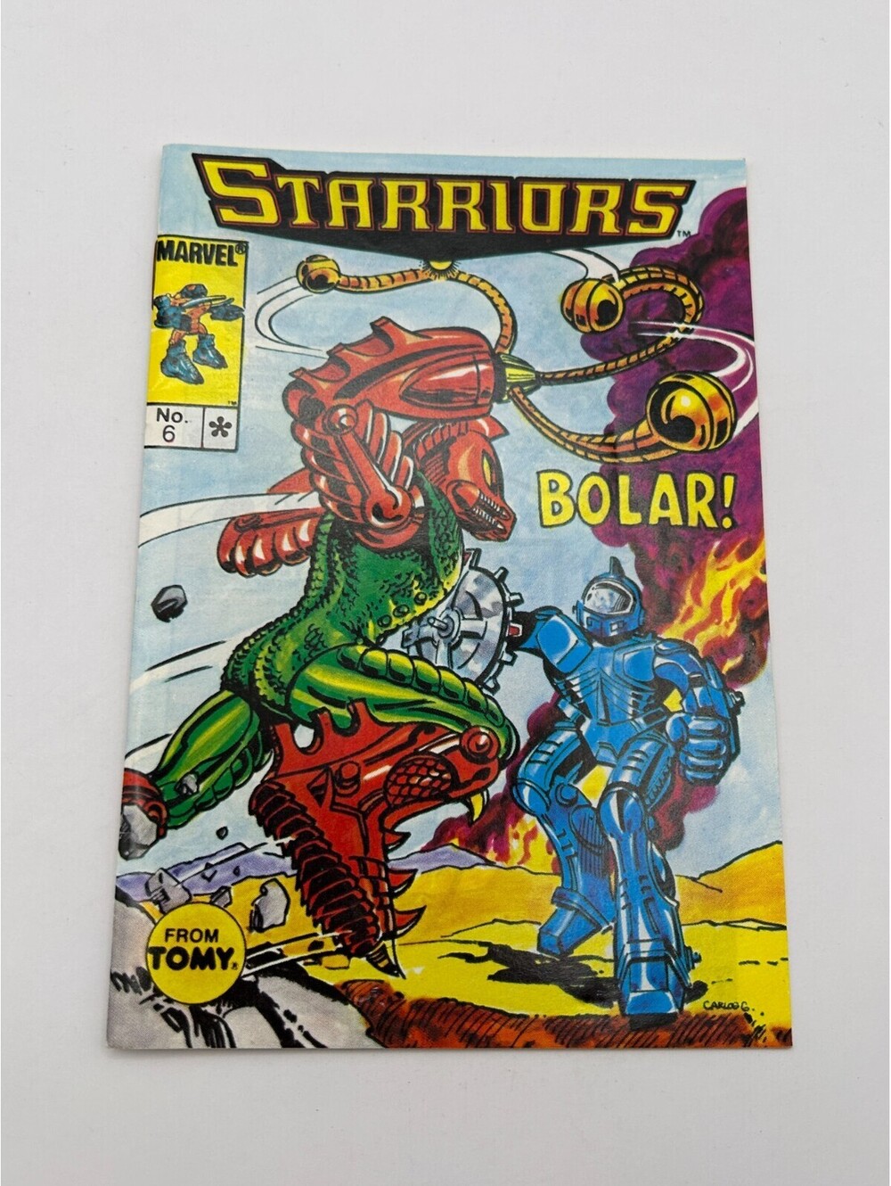 Starriors Mini Comic #6 Bolar! Tomy 1984 Marvel Promo Toy Insert Comic Book